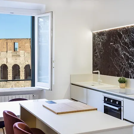 Colosseo View Atmosphere By In Roma
